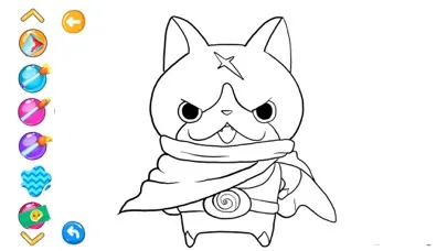 Zrzuty ekranu Yo kai Coloring Book
