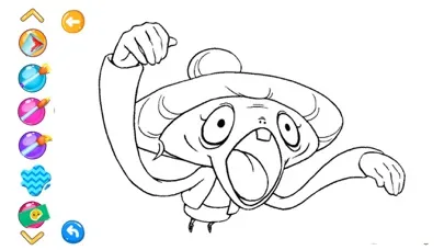 Zrzuty ekranu Yo kai Coloring Book