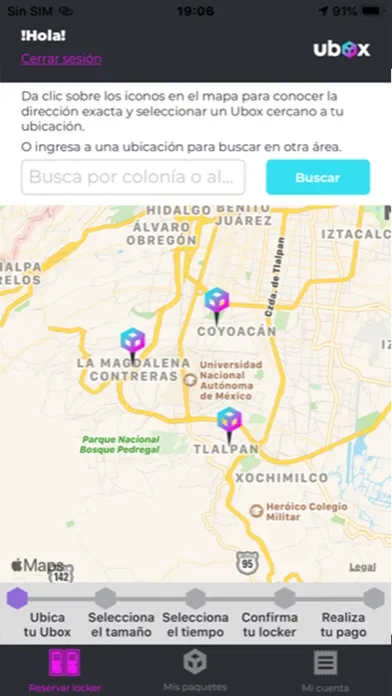 Screenshot di Ubox