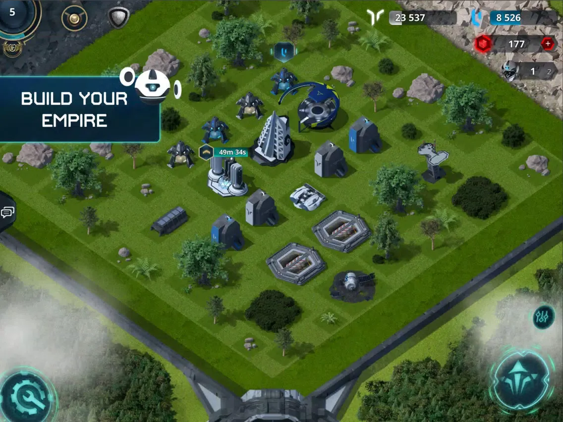 Tangkapan layar Zion Wars iPad 