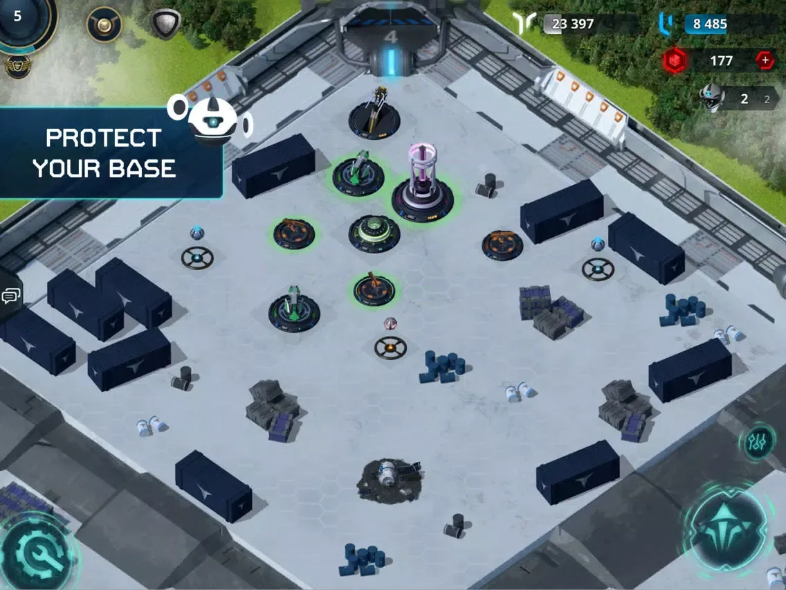 Tangkapan layar Zion Wars iPad 