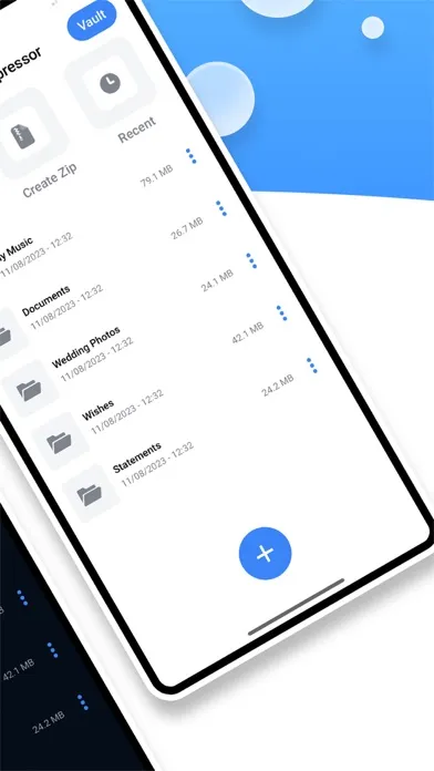 Tangkapan layar Zip Rar Extractor - Zip,Unzip