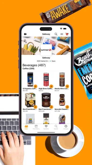 ZipCaff: Coffee +more Delivery Screenshots