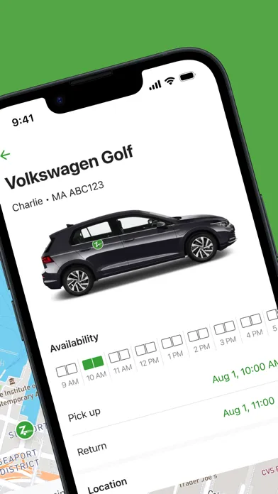 Capturas de tela do Zipcar: cars on-demand