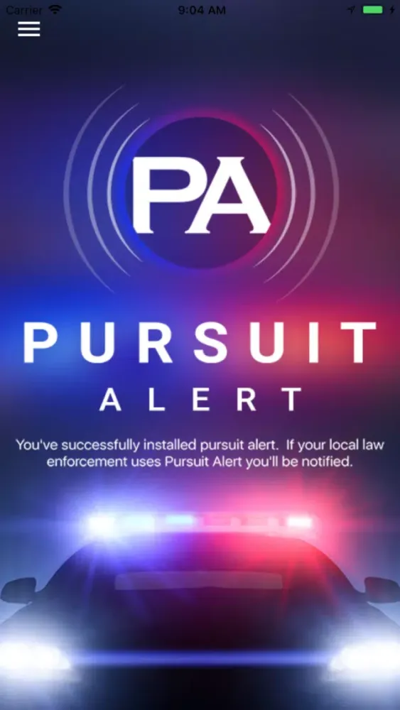 Capturas de tela do PursuitAlert