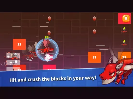 Crush the Block : tap tap fly iPad  스크린샷