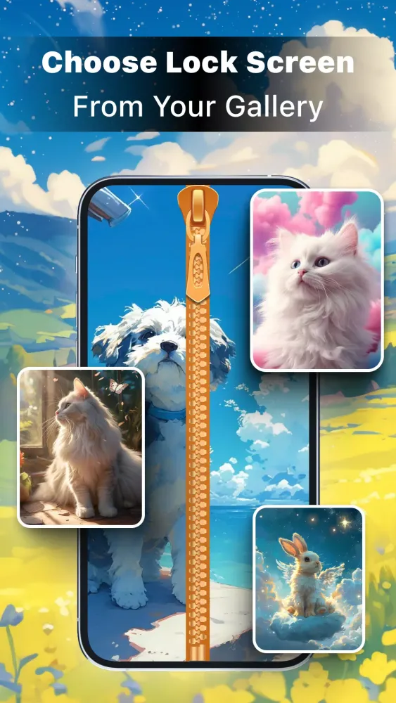 Capturas de pantalla de Zipper Lock Screen - Zip Lock