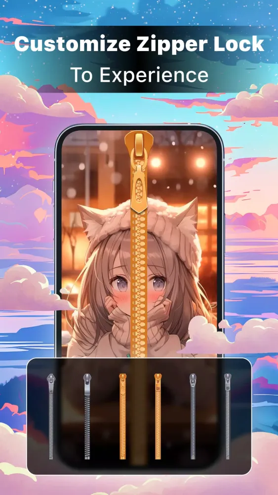 Capturas de pantalla de Zipper Lock Screen - Zip Lock