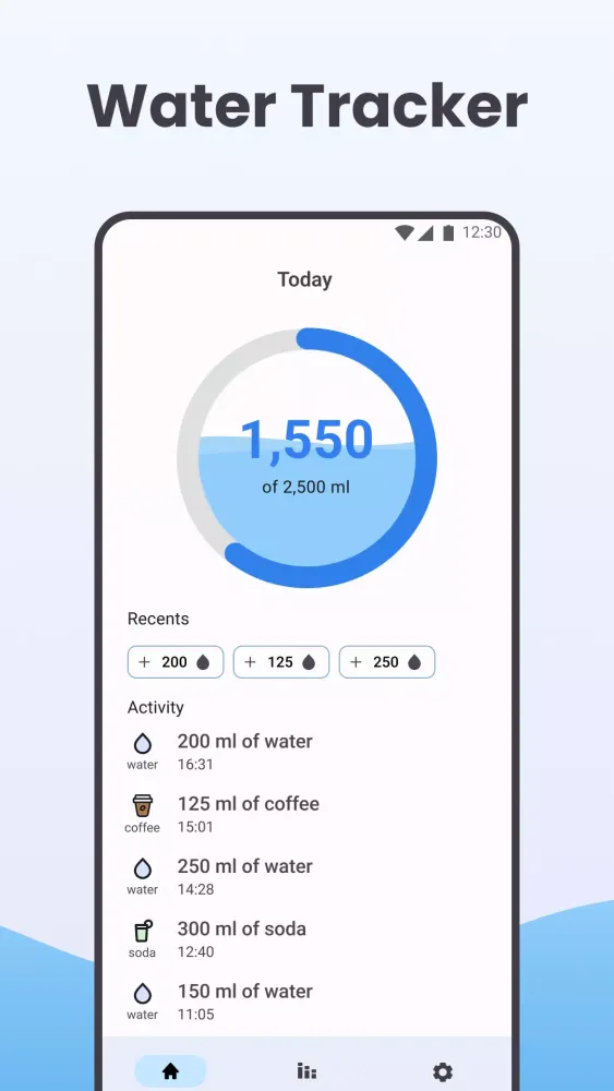 Captures d'écran de Water Tracker - Drink Reminder