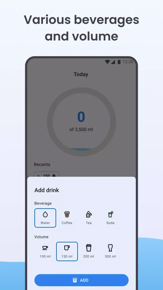 Captures d'écran de Water Tracker - Drink Reminder
