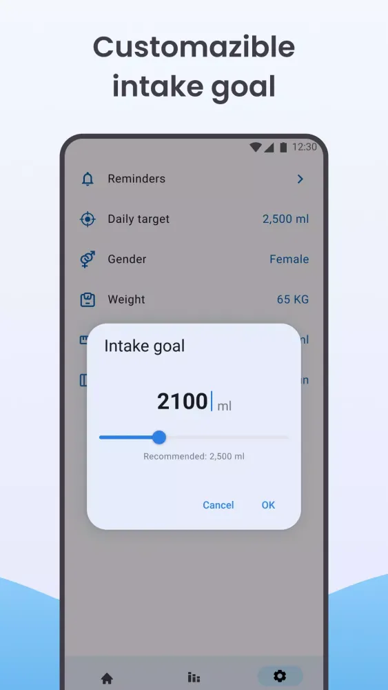 Captures d'écran de Water Tracker - Drink Reminder