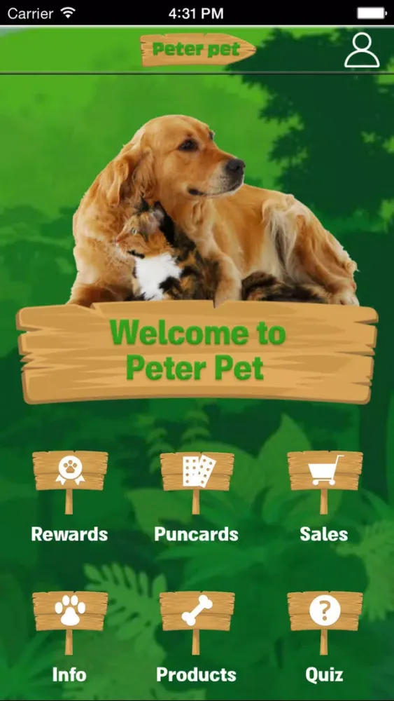 Capturas de tela do Peter Pet