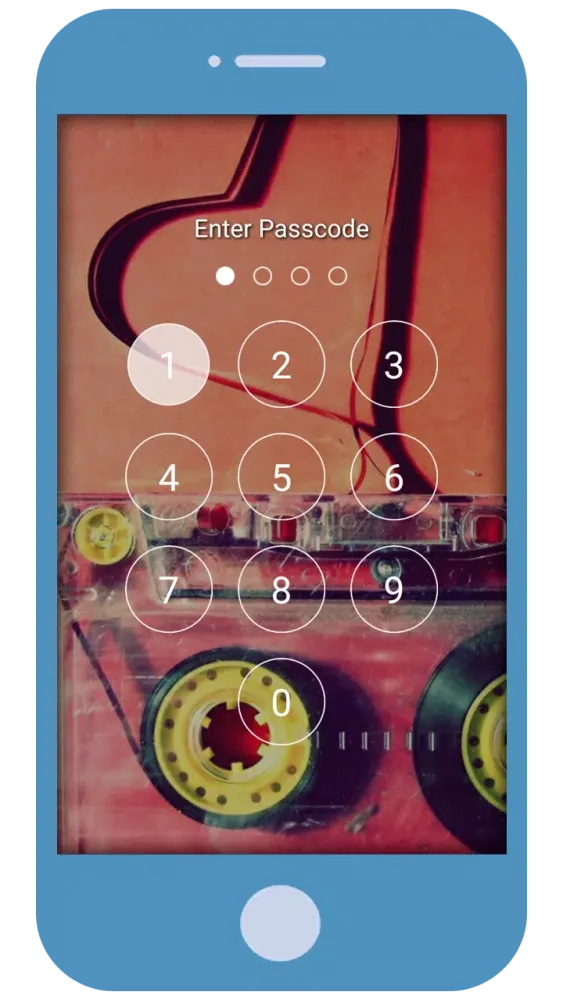 Music & Love Zipper LockScreen应用截图