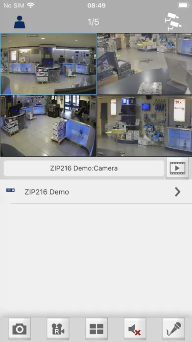 Ảnh chụp màn hình của ZipVision Pro