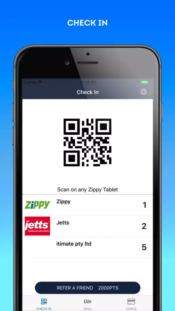 Zippy Fitness Rewards Screenshots