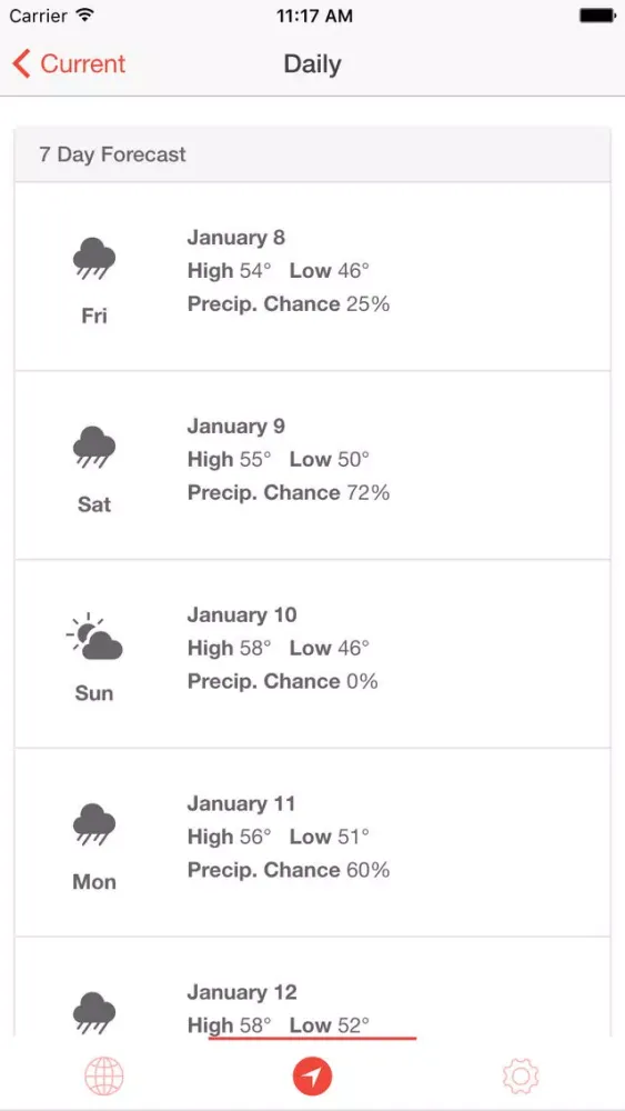 Stratus Weather: Hyperlocal Conditions and Forecasts Screenshots