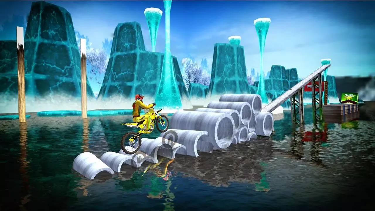 Tangkapan layar Bike Wipeout Game