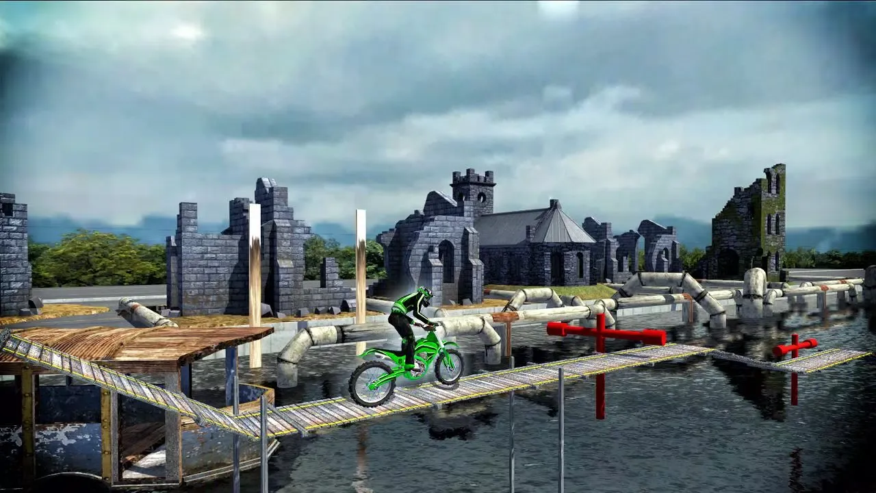 Tangkapan layar Bike Wipeout Game