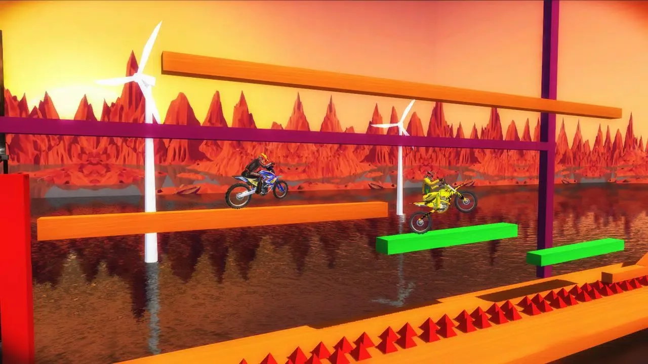 Tangkapan layar Bike Wipeout Game