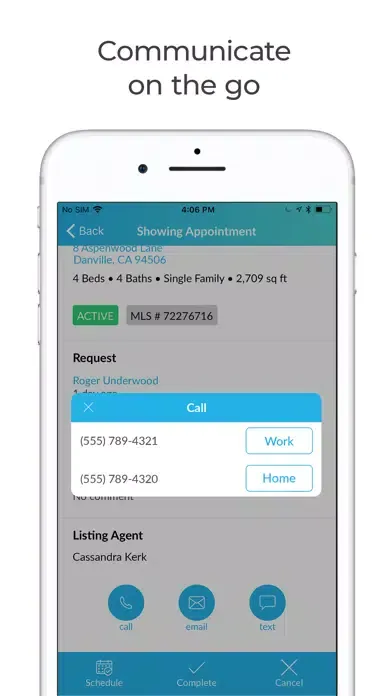 Tangkapan layar Zap - Real estate CRM