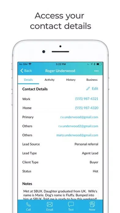 Tangkapan layar Zap - Real estate CRM