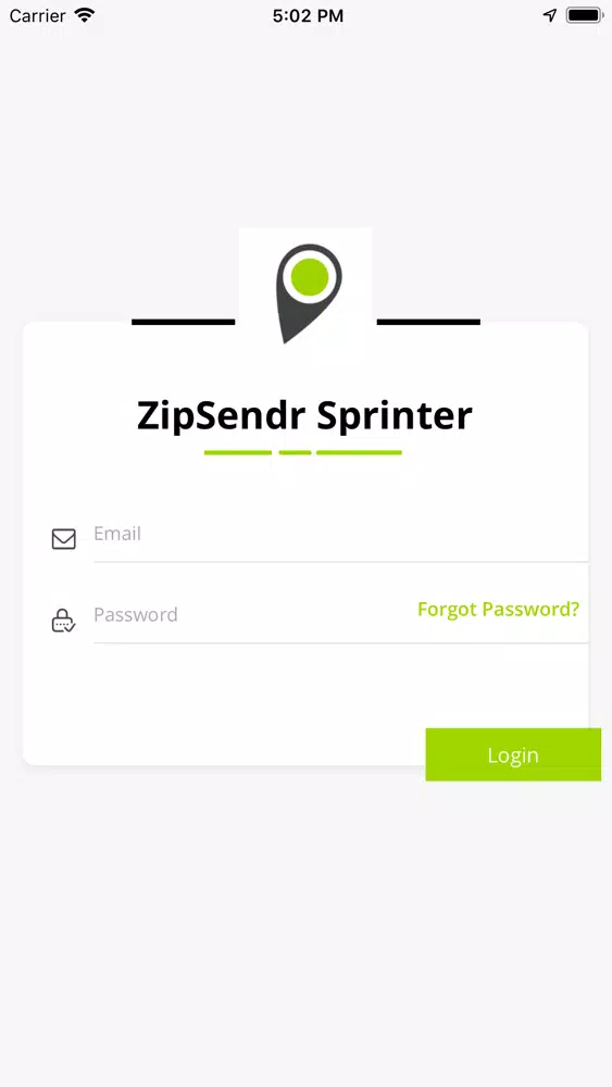 ZipSendr Sprinter 스크린샷