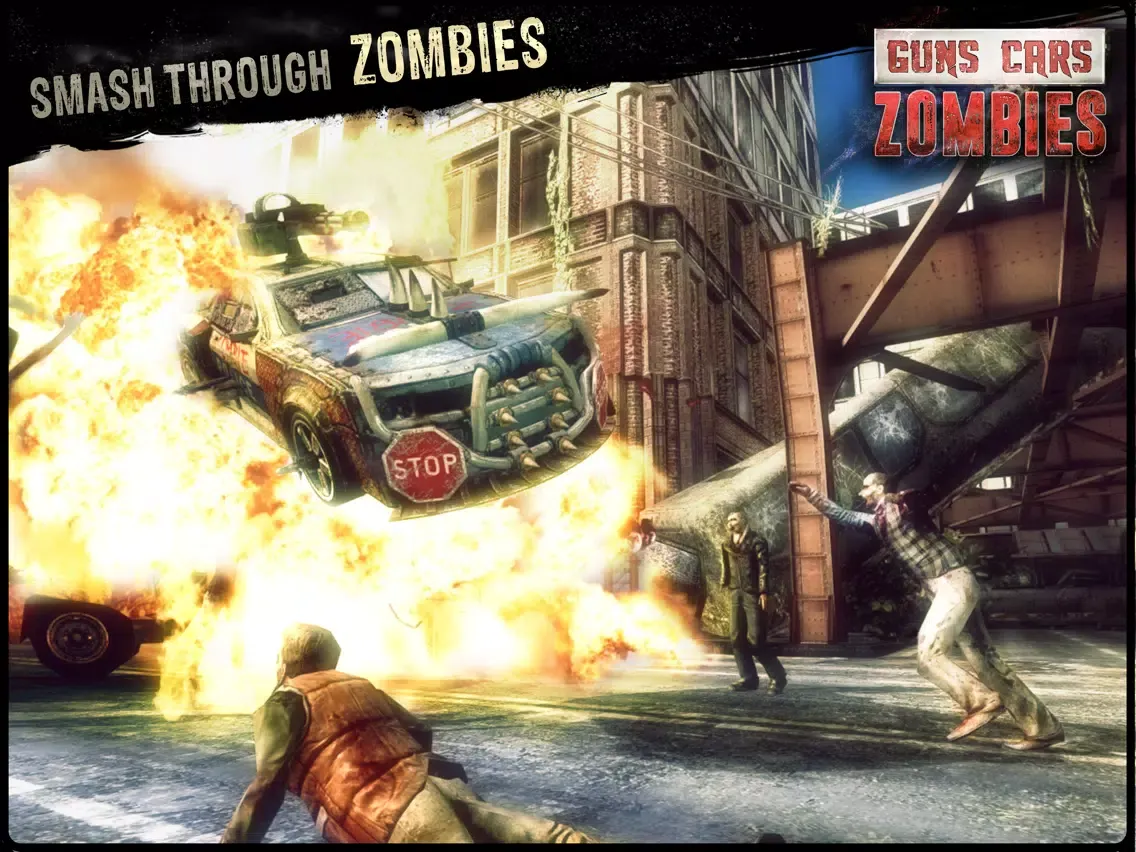 Guns, Cars and Zombies! iPad  स्क्रीनशॉट
