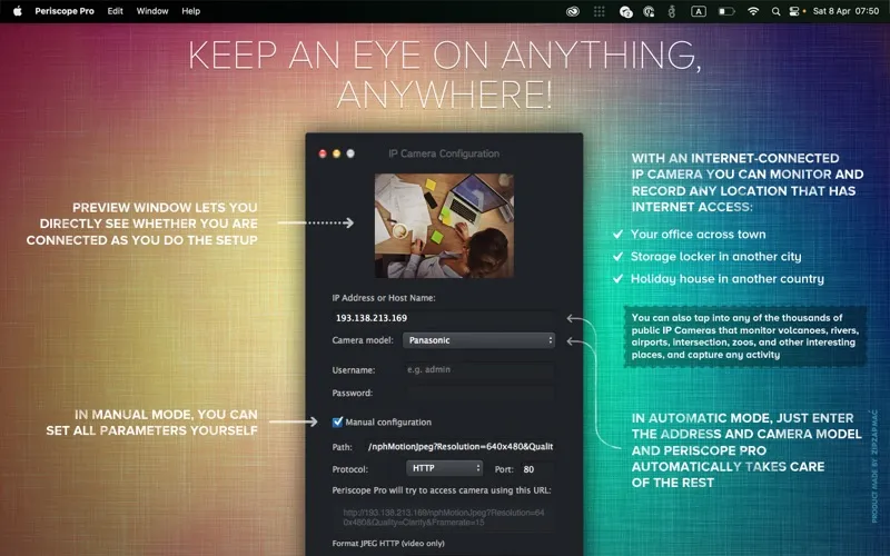 Capturas de pantalla de Periscope Pro