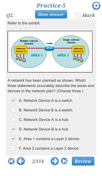 Cisco CCNA 210-260 Exam Screenshots