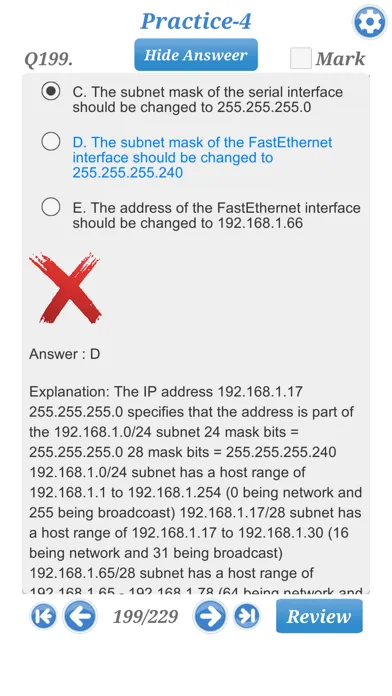 Cisco CCNA 210-260 Exam Screenshots