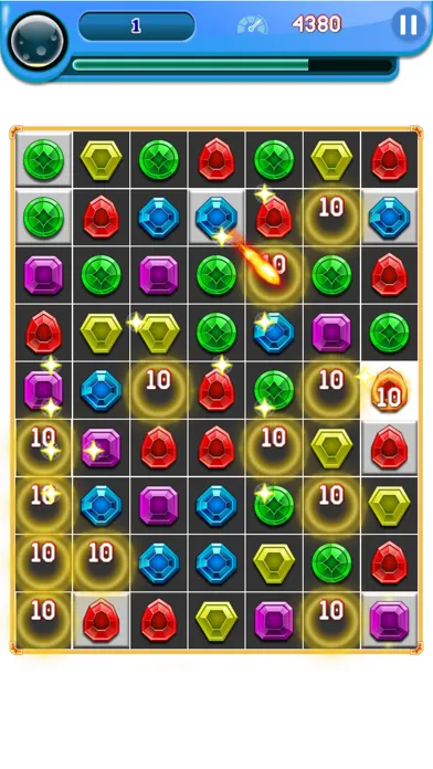 Magic Gems - Match 3 Puzzles 스크린샷