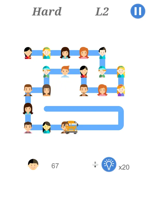 تصاویر School Bus Pickup Puzzle iPad 