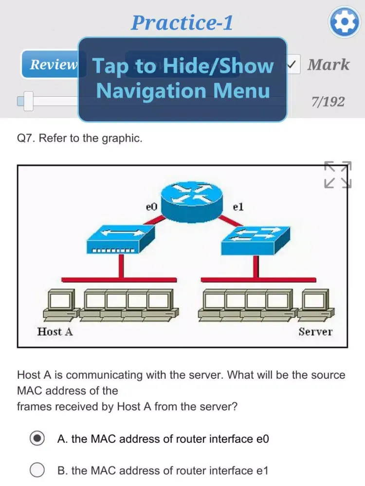 ภาพหน้าจอของ CompTIA IT Fundamentals Exam iPad 