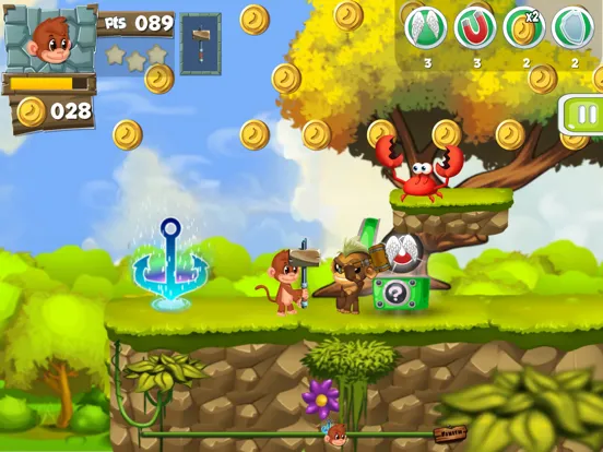 Captures d'écran de Monkey's Adventure Island iPad 