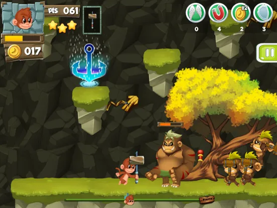 Captures d'écran de Monkey's Adventure Island iPad 