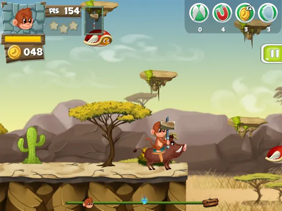 Captures d'écran de Monkey's Adventure Island iPad 