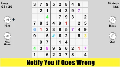 Ảnh chụp màn hình của Sudoku - Infinite Challenges