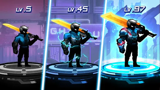 Capturas de tela do Cyber Fighters: Offline Game