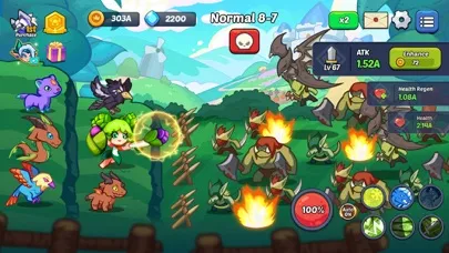 Kingdom Defender Idle RPG Game স্ক্রিনশট