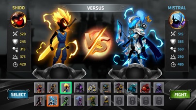 Captures d'écran de Stickman Legends Offline Games