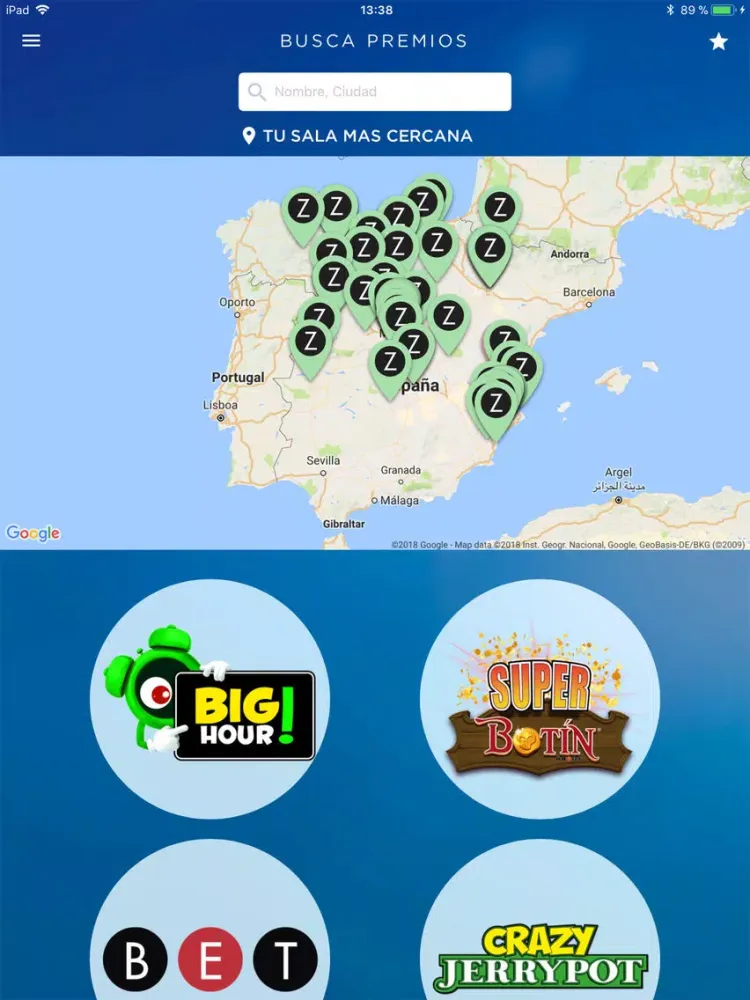 Screenshot di Zitro Busca Premios iPad 