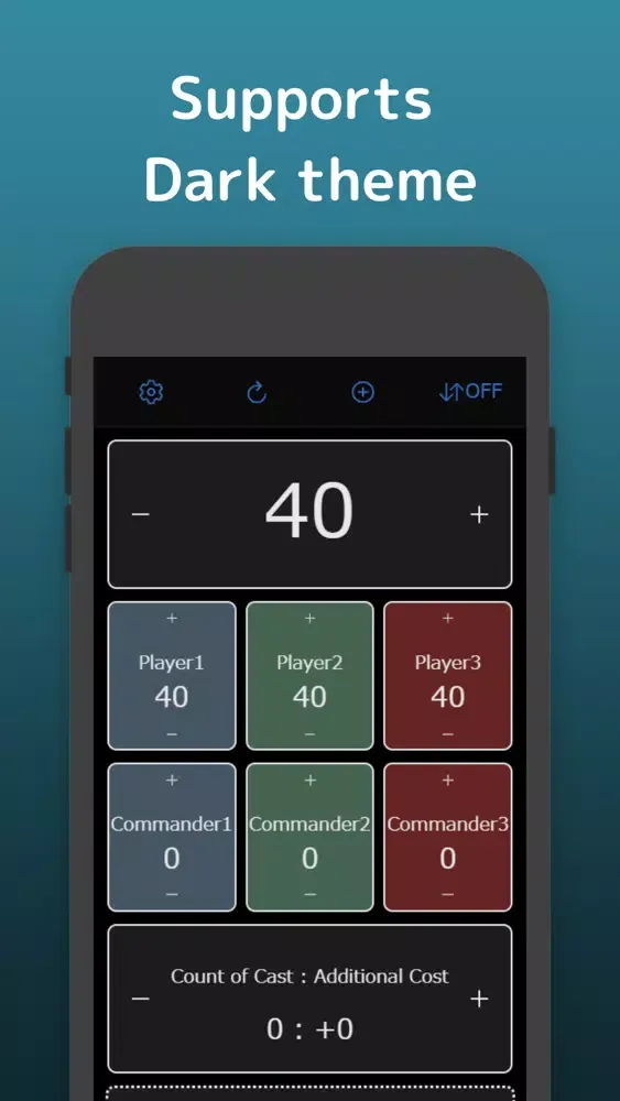 ภาพหน้าจอของ EDH Life Counter-for commander