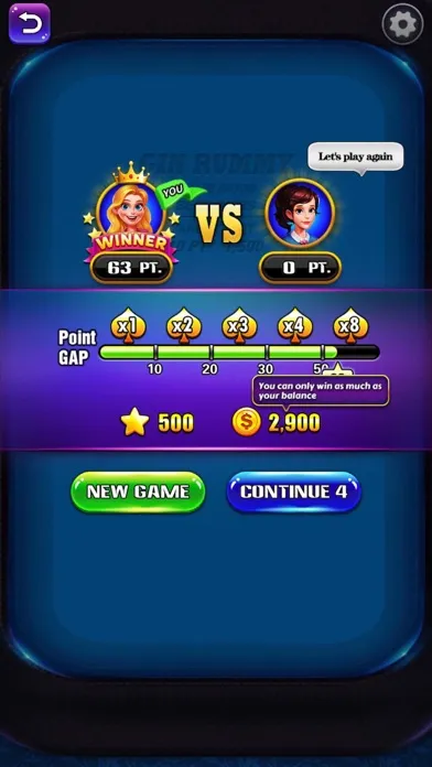 Capturas de tela do Gin Rummy - GinRummy