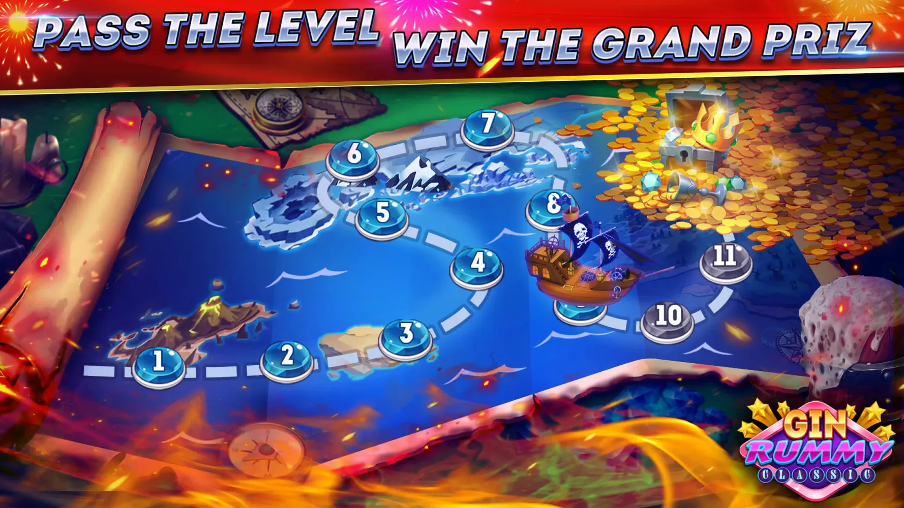 Gin Rummy Online & Offline Screenshots