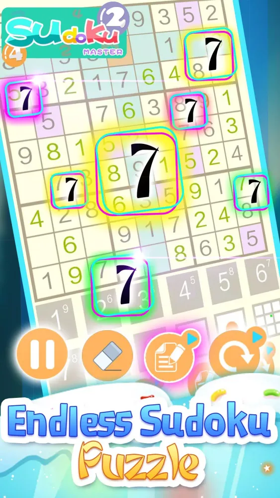 Screenshot di Sudoku - New Fun Offline Classic Logic Puzzle Game