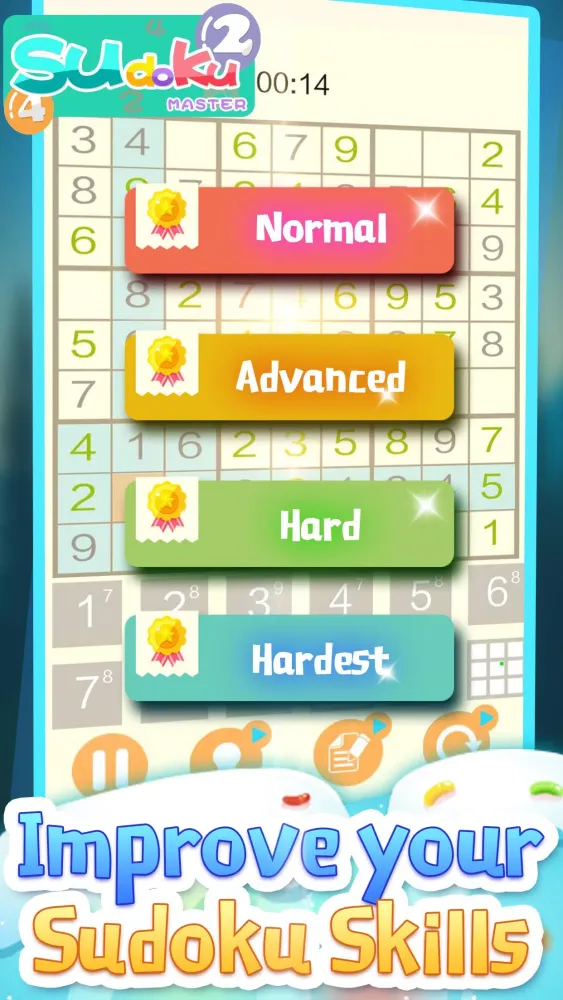 Screenshot di Sudoku - New Fun Offline Classic Logic Puzzle Game