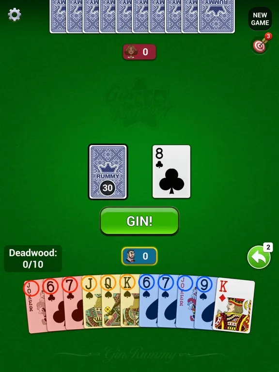 Gin Rummy : Classic Card iPad  スクリーンショット