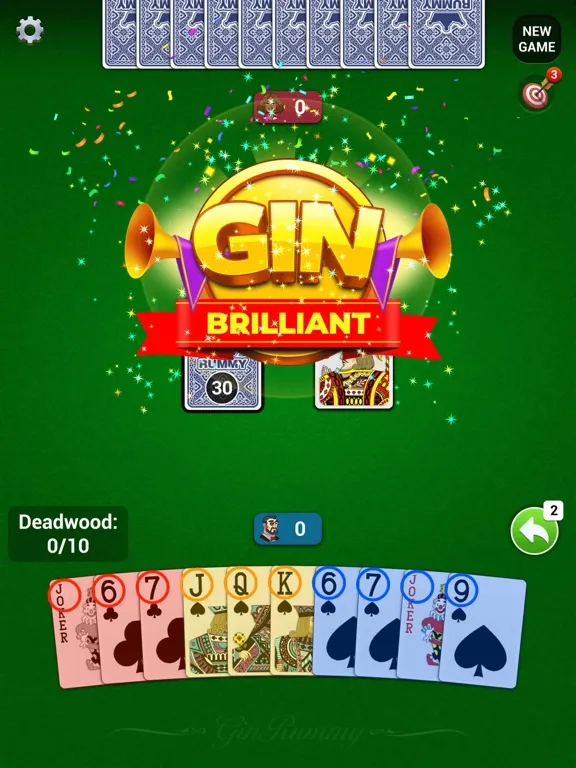 Gin Rummy : Classic Card iPad  スクリーンショット