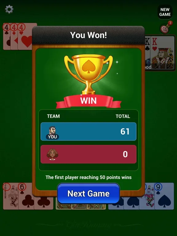 Gin Rummy : Classic Card iPad  スクリーンショット
