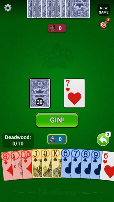 Gin Rummy : Classic Card スクリーンショット